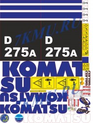 Наклейки Komatsu D275A